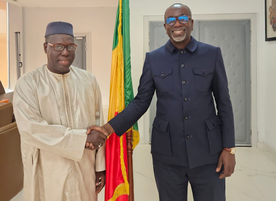 Le Président de la CNEPT reçu en audience par M.Amadou Moustapha Ndieck Sarré Ministre de l&rsquo;Emploi et de la Formation Professionnelle et Technique